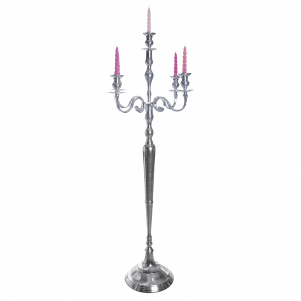 Par De Enormes Candelabros Para Velas Estilo Art De