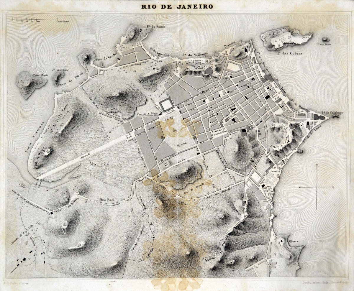 Mapa Antigo Rio De Janeiro