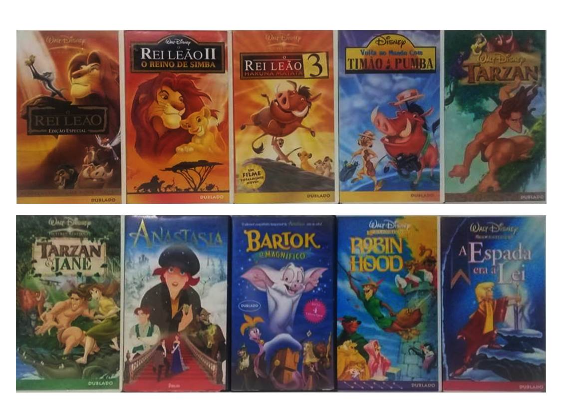 Filme Vhs Tarzan Desenho - Dublado