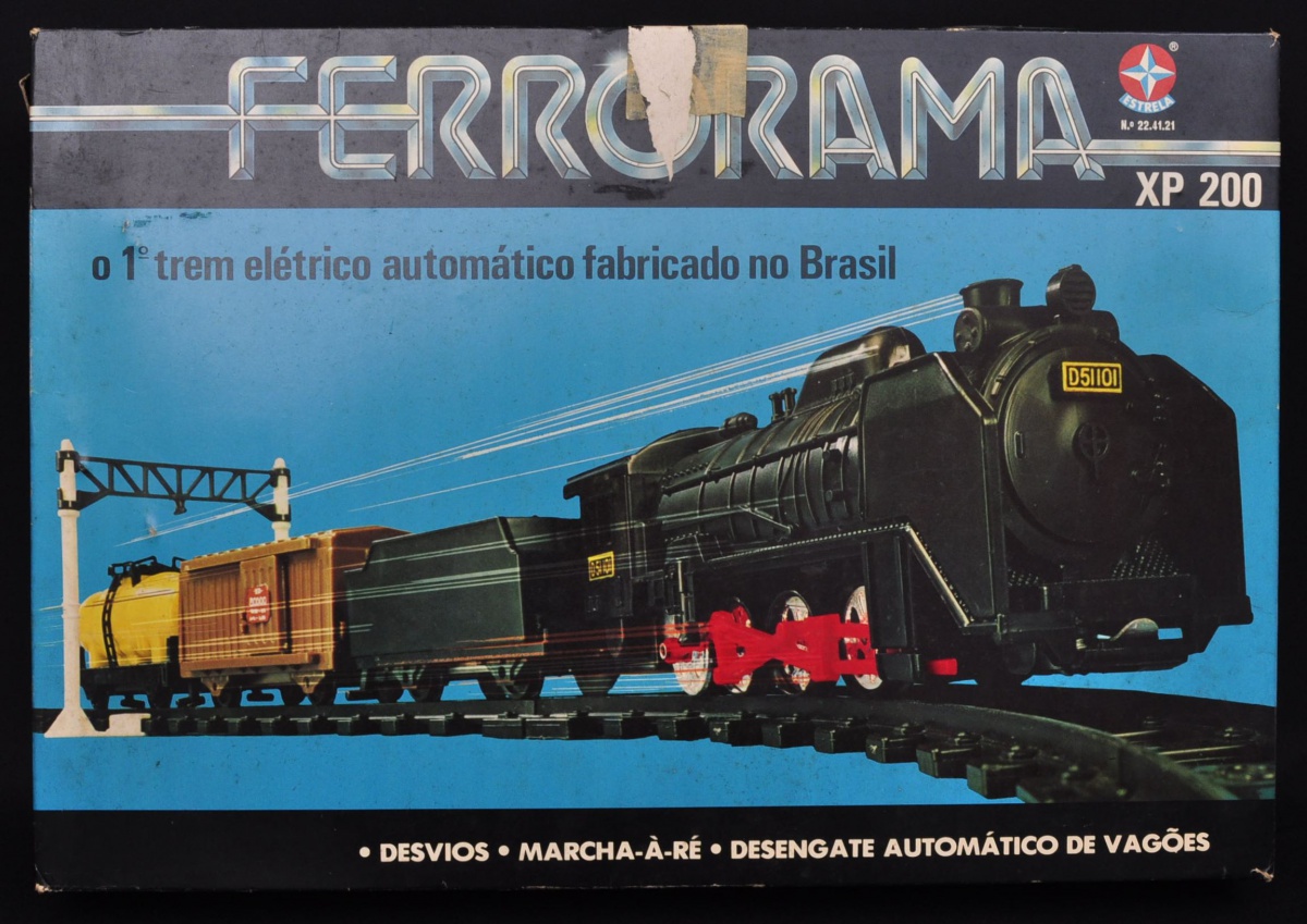 Brinquedo Trem Ferrorama Elétrico Xp 100 Estrela Original