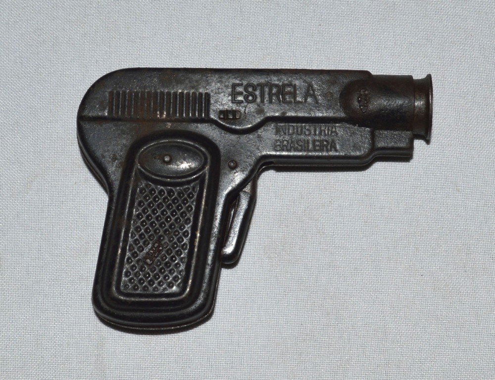 Brinquedos Estrela - SILVER Antiga pistola de