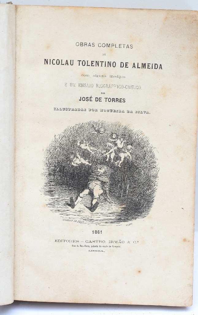Livro, 'OBRAS COMPLETAS DE NICOLAU TOLENTINO DE ALM