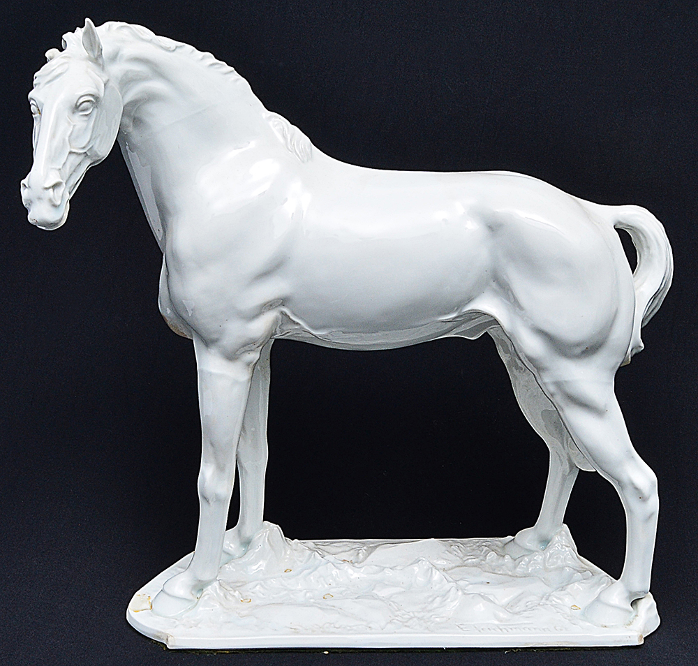 ERWIN CURT TEICHMANN - Escultura Art Déco em porcelana