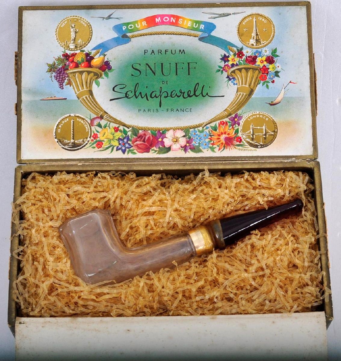 スキャパレリ パイプ型の香水 ヴィンテージ 購入時期不明の長期自宅
