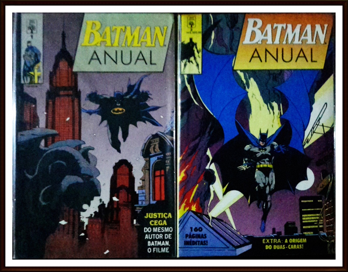 2 Gibis: BATMAN ANUAL - Nº 1 e 2. Abril Jovem. SEMINOVO