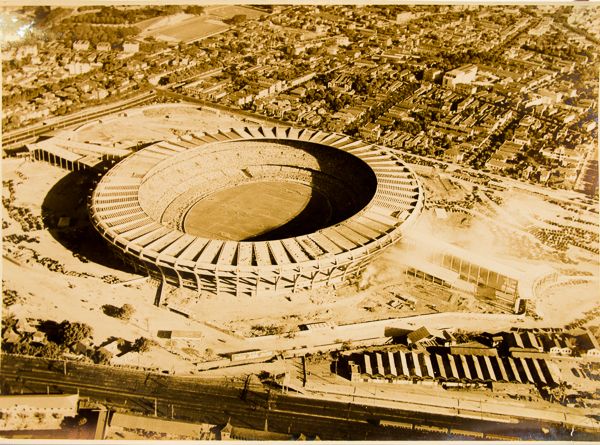 Antigos Verde Amarelo: Estacionamento Maracanã em 1950