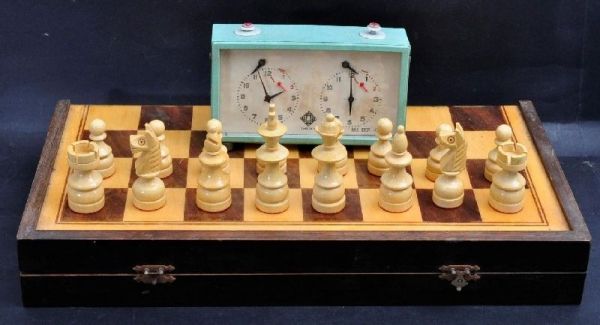 Jogo xadrez dobravel pecas e tabuleiro madeira oficial