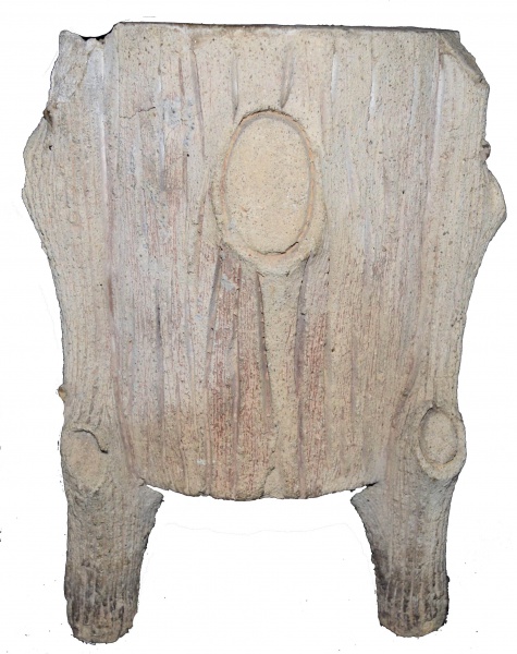 Antigo pilão em mármore carrara e com base em ferro pin