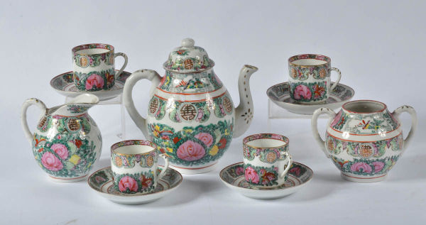 Conjunto de chá de porcelana japonês, conjunto de chá vintage