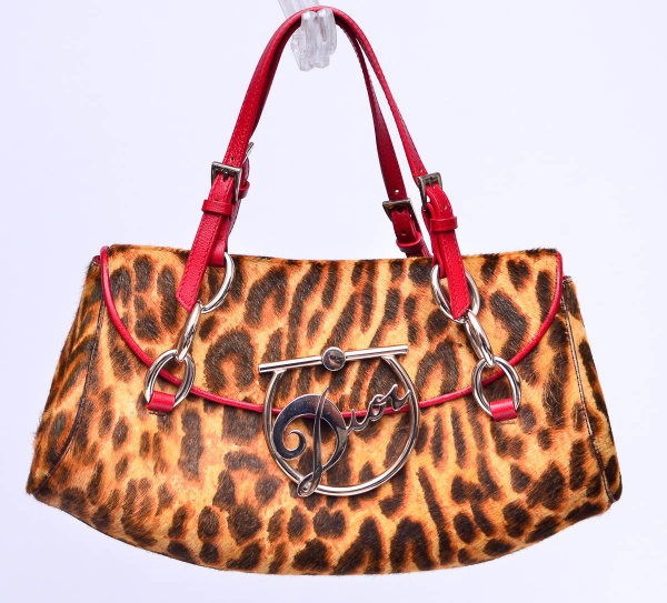 dior leopard bolsa