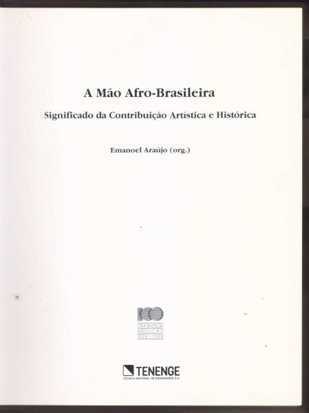 LIVRO : A Mão Afro - Brasileiro, Significado da Contrib