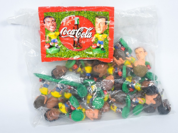 Antiga coleção, `Mini Craques - Coca Cola`, jogadores d