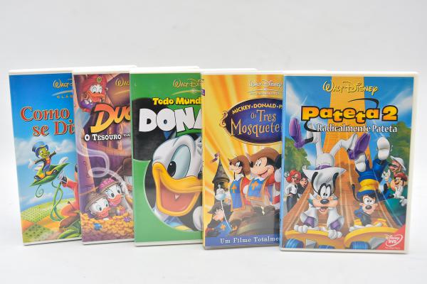 WALT DISNEY - 5 DVDs - Pixar Short Filmes; Tico e Teco