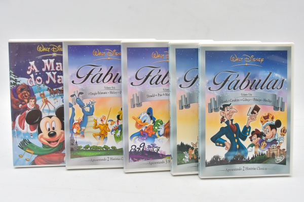 WALT DISNEY - 5 DVDs - Pixar Short Filmes; Tico e Teco