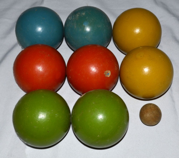 Jogo de Bocha Italiano Sportcraft, com 6 bolas colorida