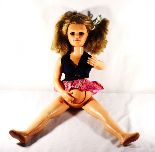 Boneca Barbie Antiga Gravida