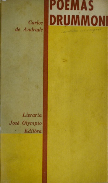Resultado de imagen de "Poemas". Rio de Janeiro: J. Olympio, 1959.drummond de andrade"