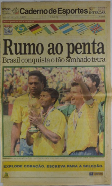 7º matéria sobre o Gudbol, Esportes Jornal Acrítica, edição de Domingo  16/10/1994 - Manaus /AM.