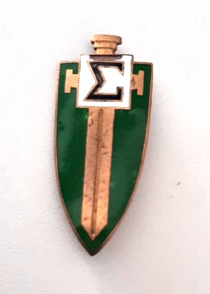 EXONUMIA. POLÍTICA. Broche do Partido Integralista Bras