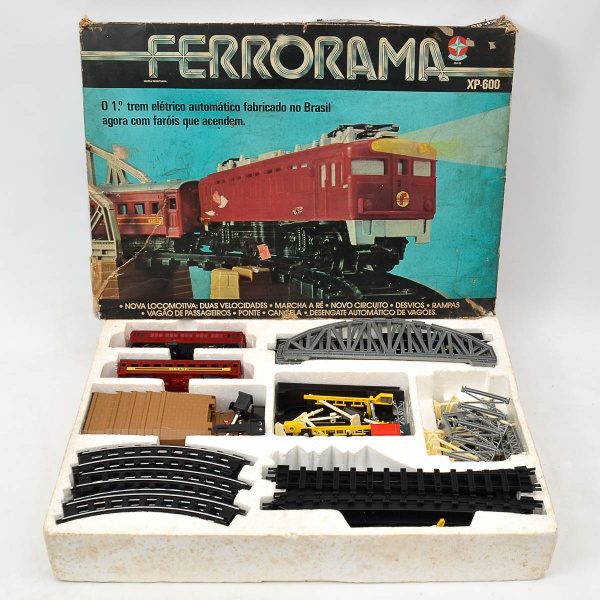 Brinquedo Trem Ferrorama Elétrico Xp 100 Estrela Original