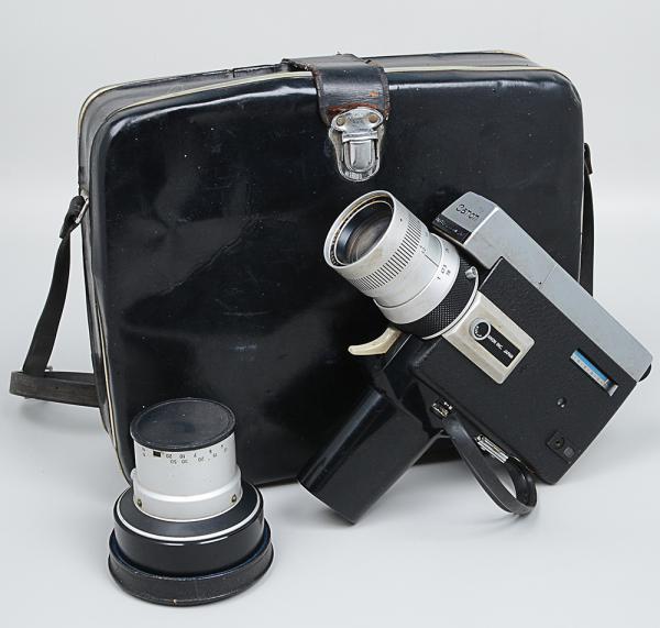 Antiga Camera Fotografica Canon Zoon 8-3 Com Lentes Estojo Original Manual  - Império dos Antigos