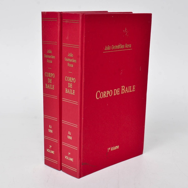 RARIDADE. 1ª EDIÇÃO dos dois volumes do livro  "CORPO DE BAILE", João Guimarães Rosa, LIVRAR