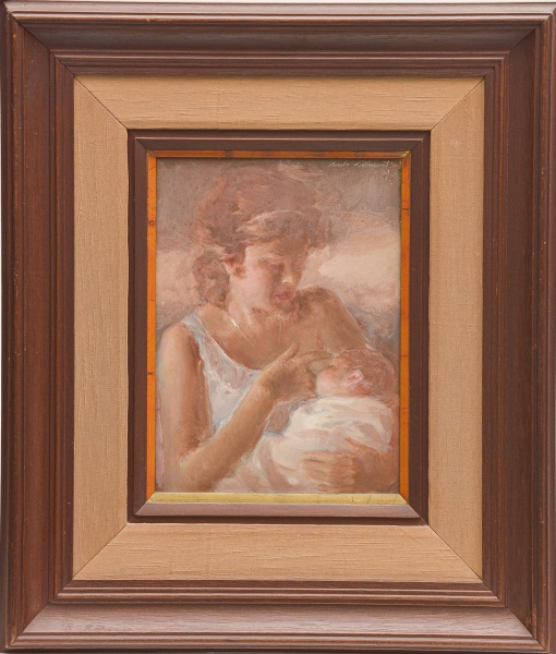 Arte . CARLOS BRACHER - "Igreja abandonada". Óleo sobr foto 3
