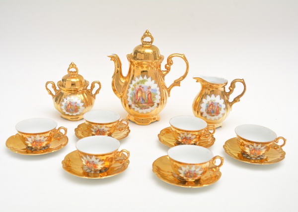 Arte . Pote de porcelana com tampa. Formato redondo. Decoração foto 1