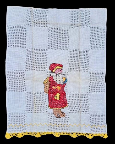 Arte . - CXXXIII - LENÇOL INFANTIL DECORADO COM BORDADOS DE AN foto 4