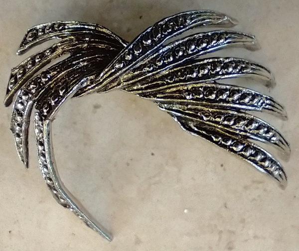 Arte . - 4113 - BROCHE DE PRATA COM ESFERAS DE MARCASSITA | 4x foto 4