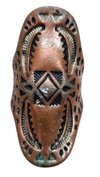 Arte . - 1514 - BRACELETE DECORADO COM IMAGEM DE BIGA ROMANA | foto 1