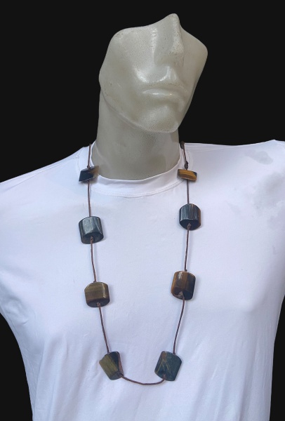 Arte . - 1387 - COLAR 1 VOLTA CONFECCIONADO EM AROS EXPANSÍVEI foto 2