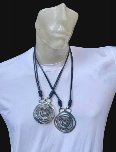 Arte . - 1387 - COLAR 1 VOLTA CONFECCIONADO EM AROS EXPANSÍVEI foto 5