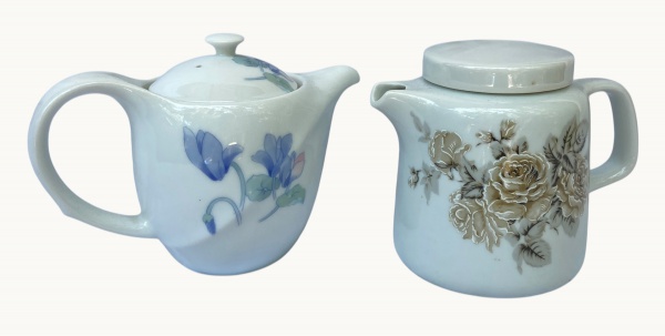 Arte . - 2264 - 3 BOWLS CONFECCIONADOS EM PORCELANA BRANCA | M foto 4