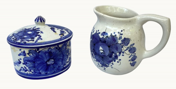 Arte . - 2094 - 2 BULES DECORADOS COM FLORES - CONFECCIONADOS foto 6