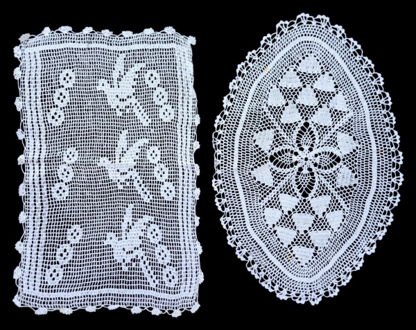 Arte . - CXLII - 3 CAMINHOS DE MESA CONFECCIONADOS EM CROCHET foto 7