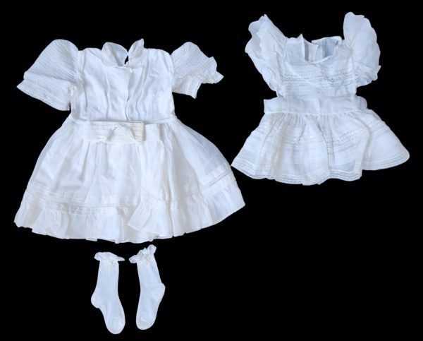Arte . - 4573 - VESTIDO INFANTIL CONFECCIONADO EM ALGODÃO COR foto 3