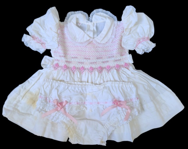 Arte . - 4573 - VESTIDO INFANTIL CONFECCIONADO EM ALGODÃO COR foto 6