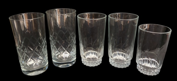 Arte . - CXLV - 5 TAÇAS PARA VINHO TIPO FLAUTA CONFECCIONADA E foto 6