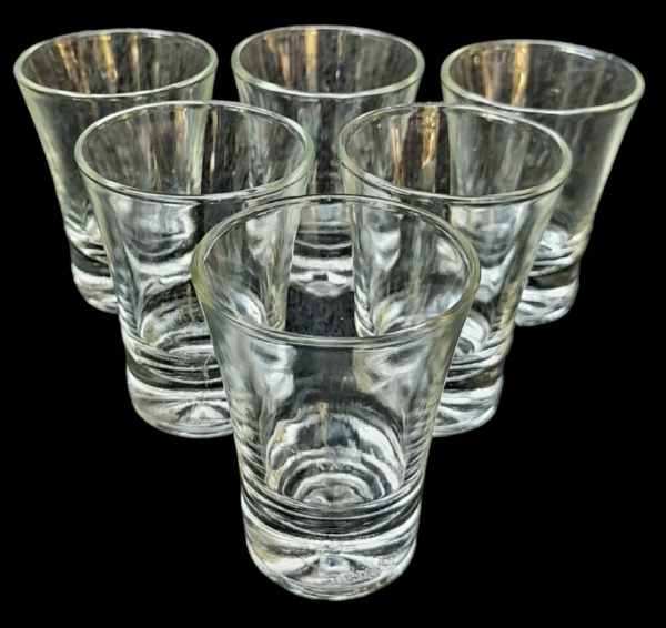 Arte . - CCXCV - 5 COPOS PARA DRINKS CONFECCIONADOS EM VIDRO P foto 5