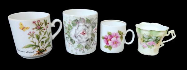Arte . - CCXC - CONJUNTO 14 PEÇAS: 6 XÍCARAS DE CAFÉ (6x10x8cm foto 6
