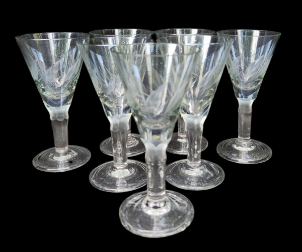 Arte . - CCLVI - 8 TAÇAS PARA BEBIDA ESTILO SNIFTER - DECORADA foto 7