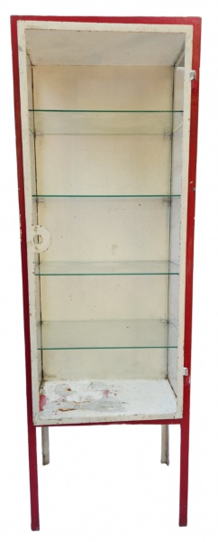 Arte . - II - VINTAGE - ANTIGA VITRINE DE FARMÁCIA - FRENTE E foto 5