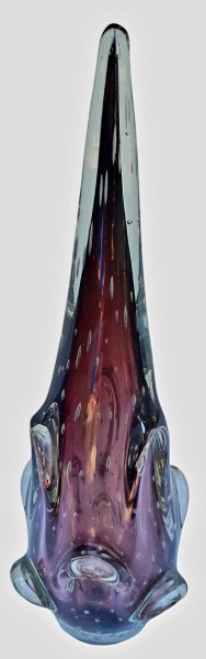 Arte . - 4645 - VASO CIRCULAR DECORADO COM PAISAGEM DE ÁRVORES foto 4