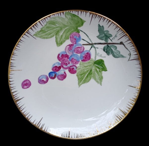 Arte . - 1974 - ORIENTAL - PRATO DE PAREDE DECORADO COM CENA O foto 5