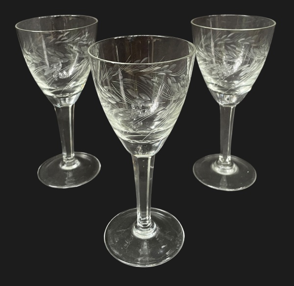 Arte . - CDXIX - 5 TAÇAS PARA VINHO ESTILO FLUTE CONFECCIONADA foto 4