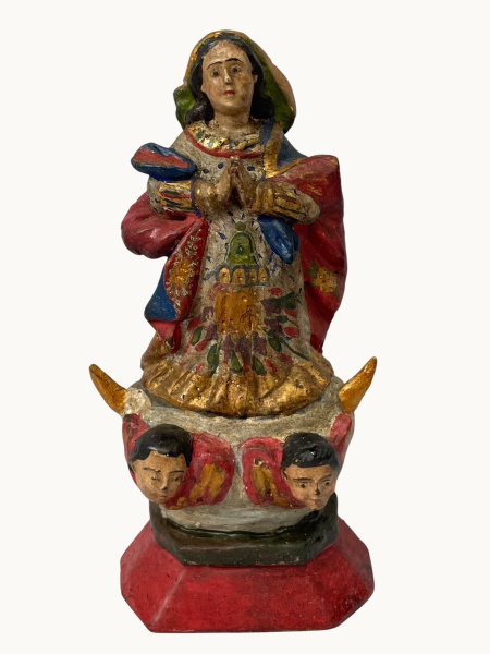 Arte . - 4726 - ESCULTURA DE NOSSA SENHORA DA CONCEIÇÃO COM ME foto 4