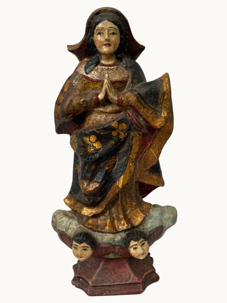 Arte . - 4726 - ESCULTURA DE NOSSA SENHORA DA CONCEIÇÃO COM ME foto 5