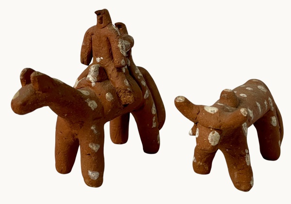 Arte . - 4744 - ARTE POPULAR - ESCULTURA COM REPRESENTAÇÃO DE foto 1