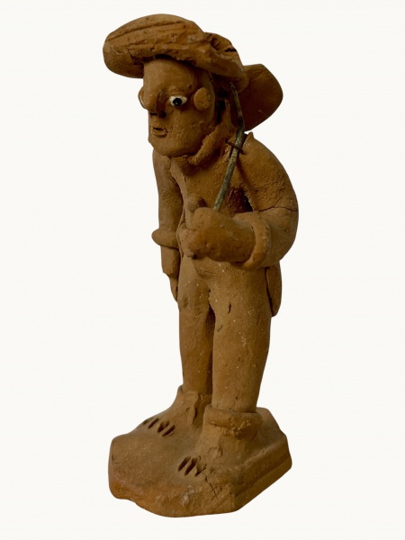 Arte . - 4744 - ARTE POPULAR - ESCULTURA COM REPRESENTAÇÃO DE foto 2